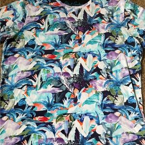 Used Robert Graham vibrant print t-shirt